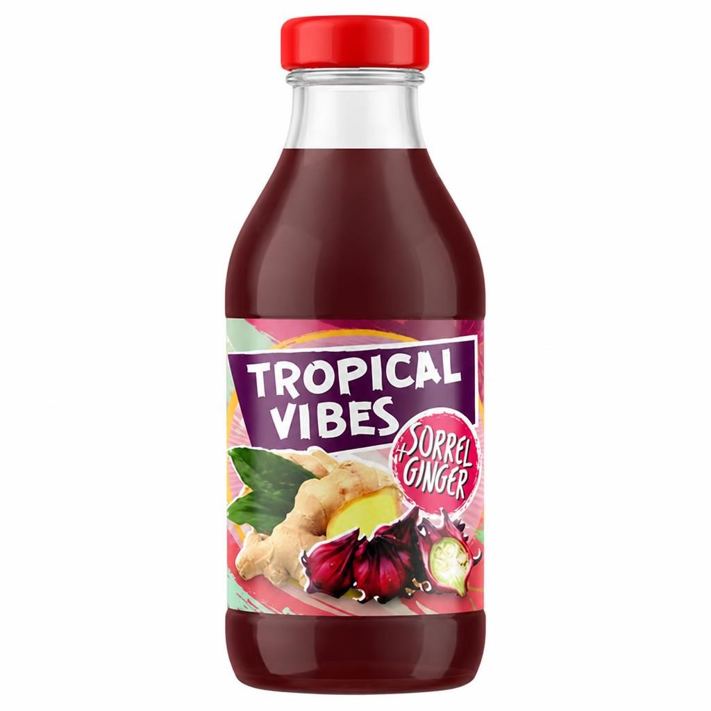 Tropical Vibes Sorrel + Ginger 300ml