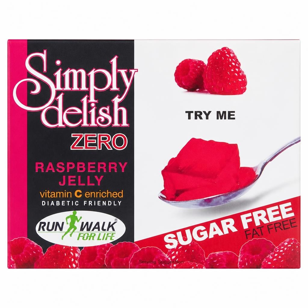 Simply Delish Zero Raspberry Jelly, Sugar Free 8g