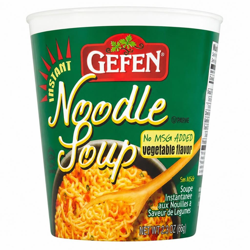 Gefen Instant Noodle Soup, Vegetable 66g
