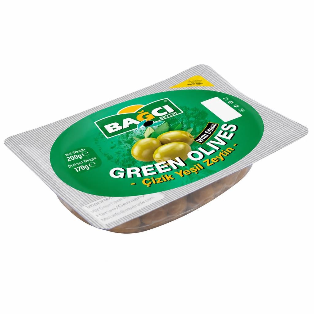 Bagci Green Olives with Stone 200g