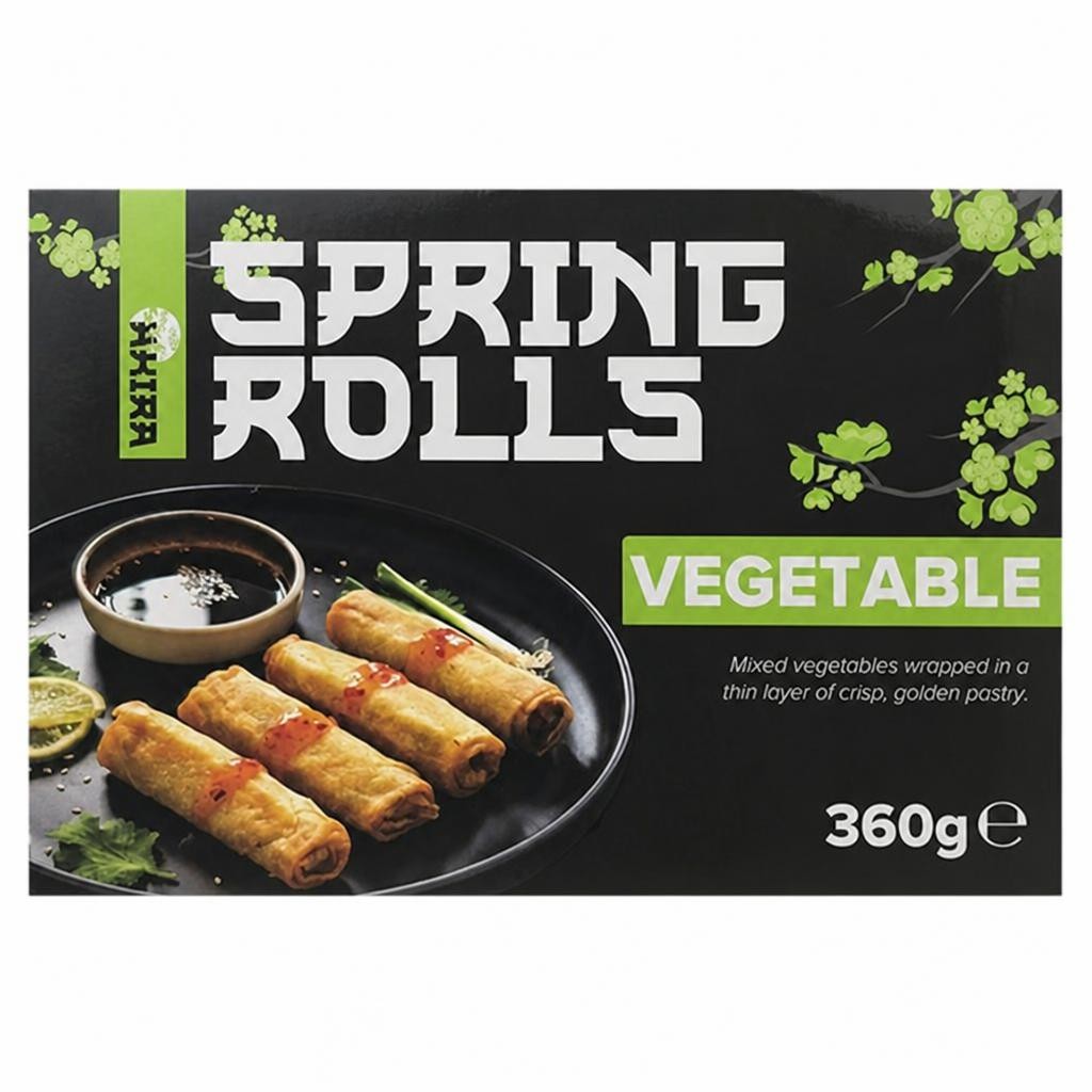 Akira Vegetable Spring Rolls 360g
