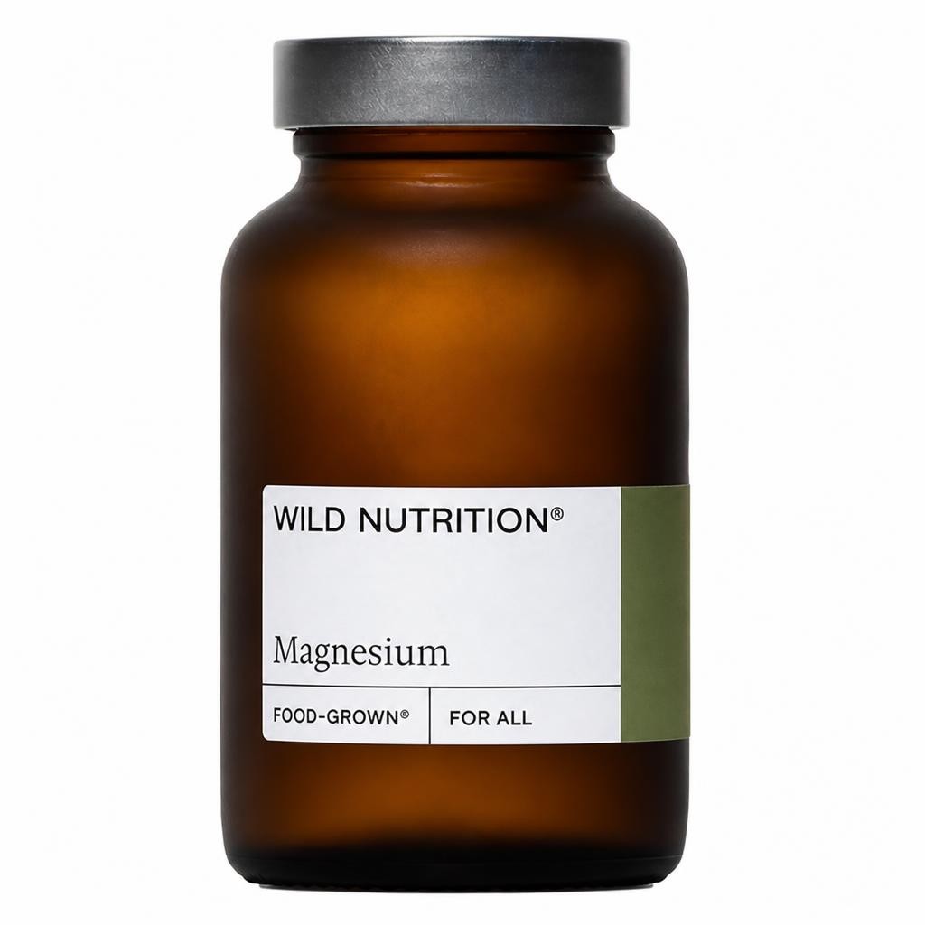 Wild Nutrition Food Grown Magnesium Capsules x60