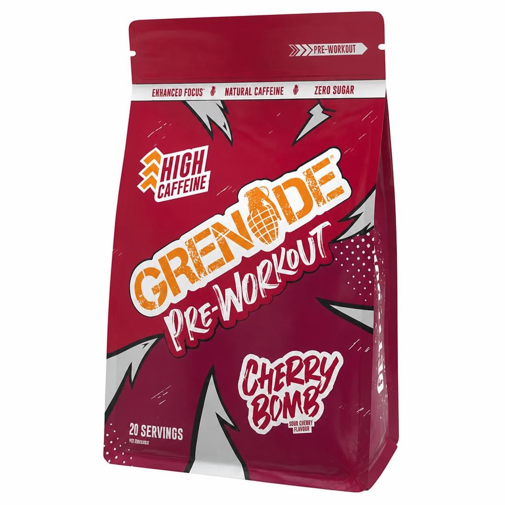Grenade Pre Workout Cherry Bomb Sour Cherry Flavour 330g