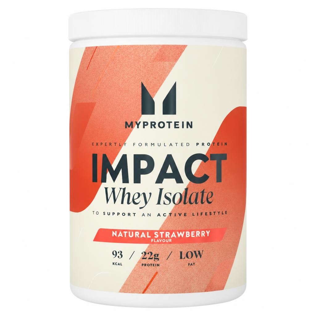 Myprotein Impact Whey Isolate Natural Strawberry Flavour 480g