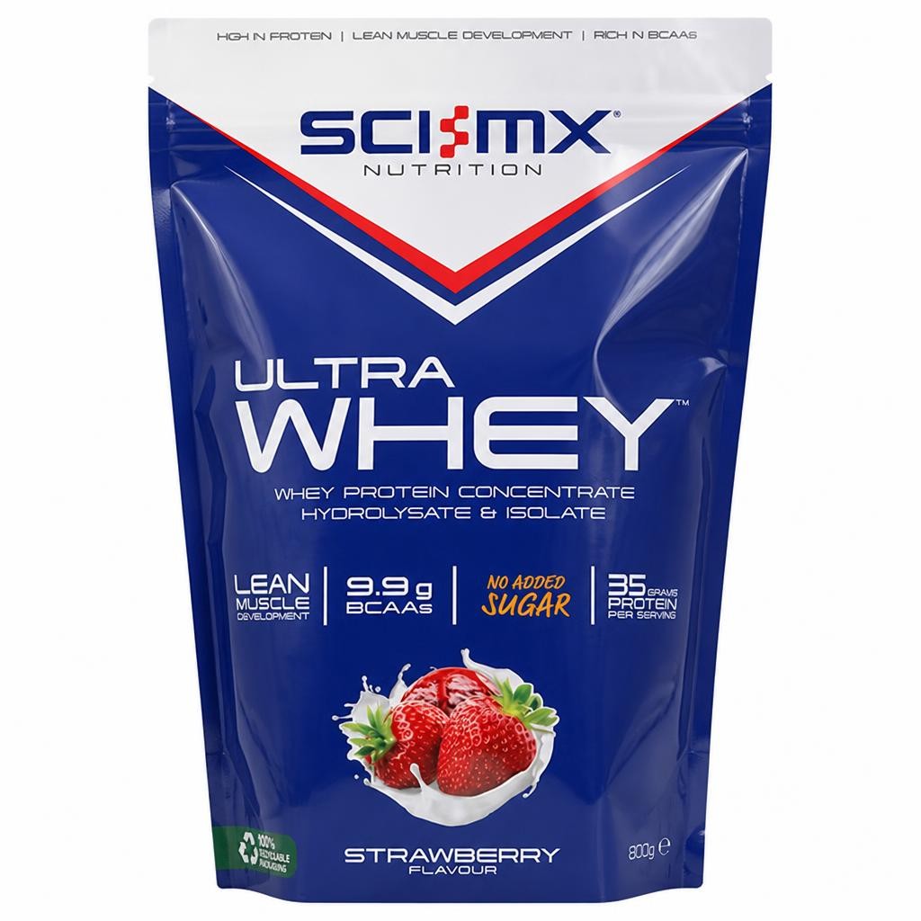 Sci-MX Nutrition Strawberry Flavour Ultra Whey 800g
