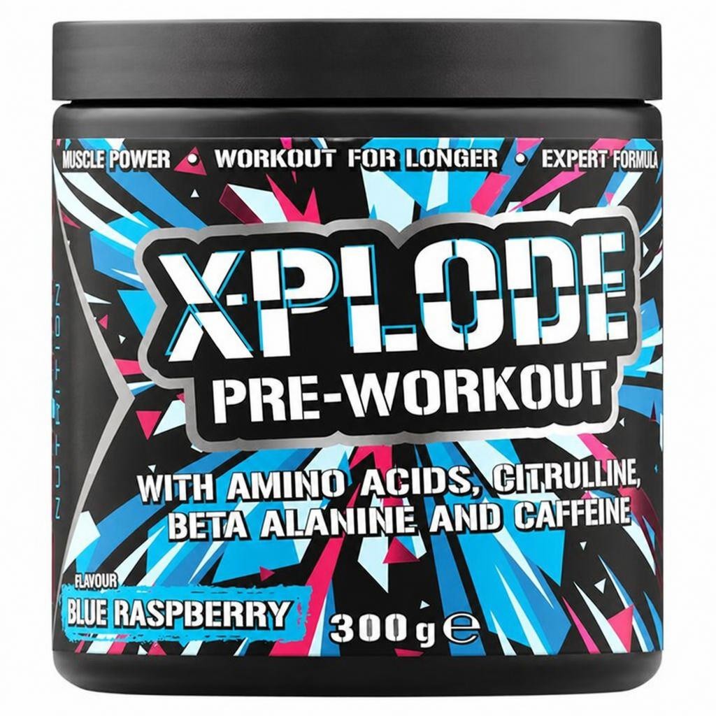Sci-MX Nutrition X Plode Pre Workout Flavour Blue Raspberry 300g