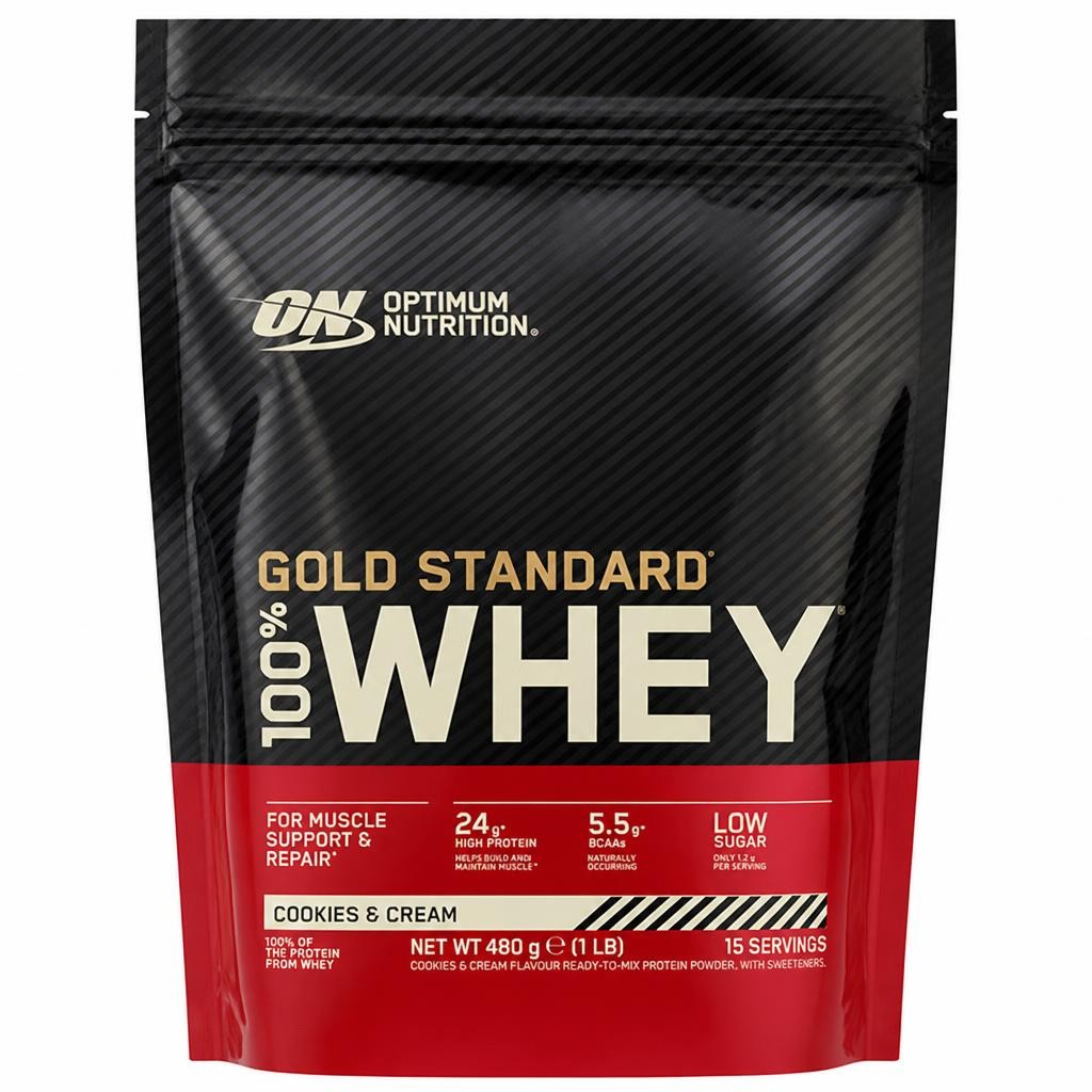 Optimum Nutrition 100% Gold Standard Whey Cookies & Cream 480g