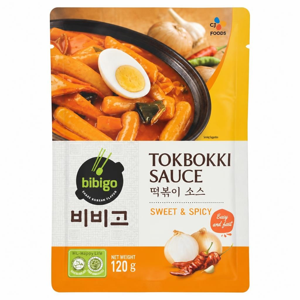 Bibigo Tokbokki Sauce Sweet & Spicy 120g