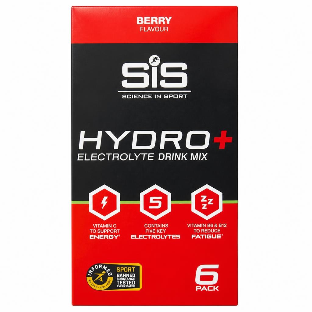 Science in Sport Berry Flavour Hydro+ Electrolyte Drink Mix 6 x 4.5g