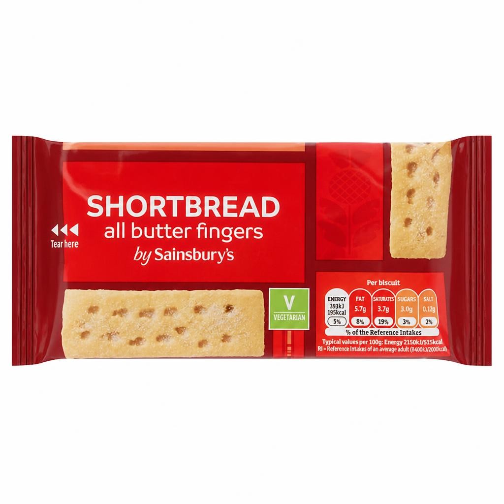 Sainsbury's Highland All Butter Shortbread Finger Biscuits 200g