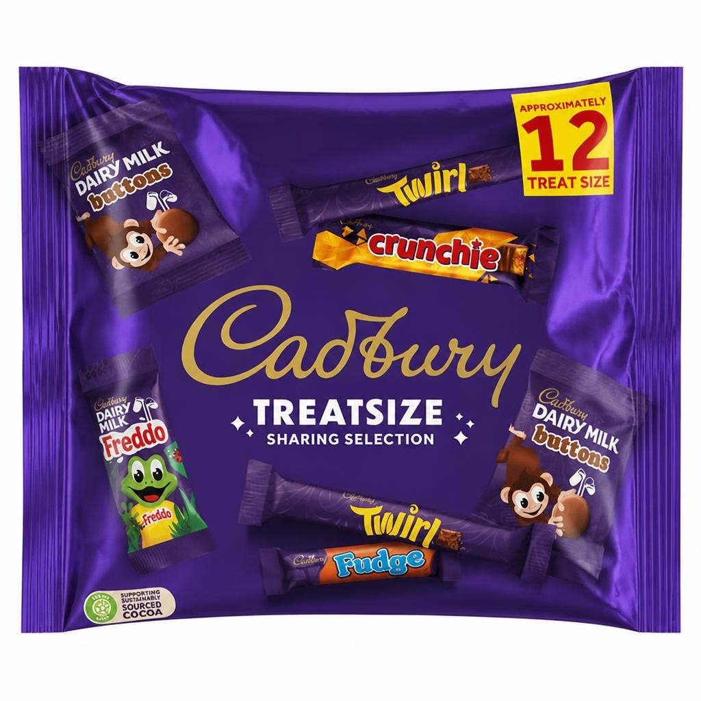 Cadbury 207g Treatsize Chocolate Variety Bag