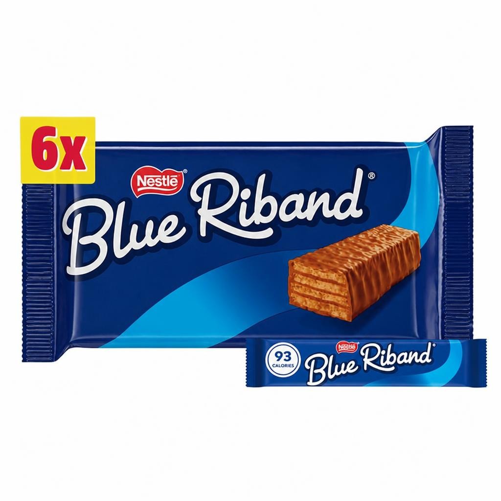 Blue Riband Original Wafer Biscuit Bar Multipack x6 108g