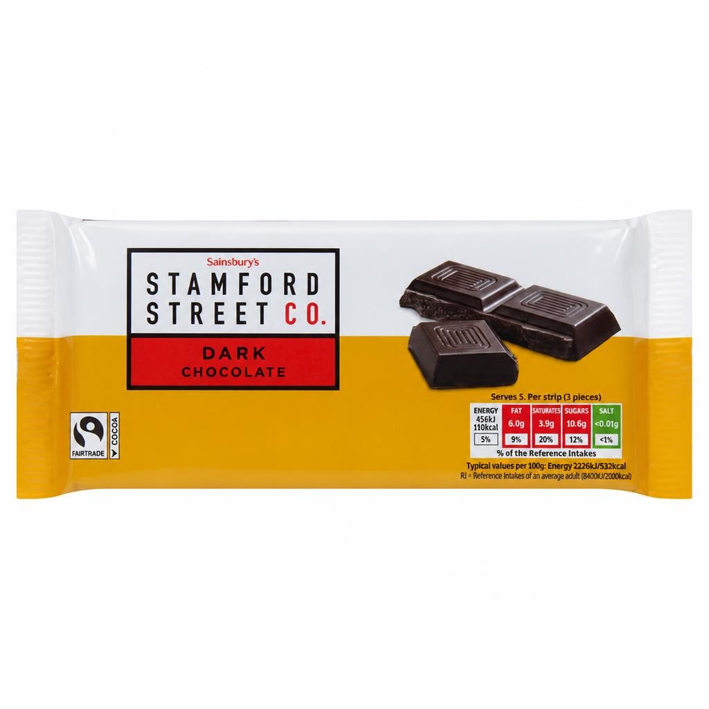 Stamford Street Co. Dark Chocolate 100g