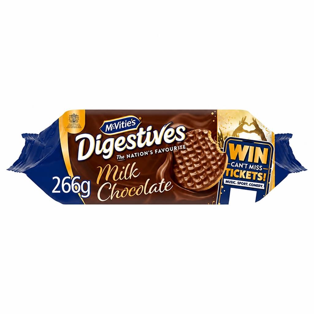 McVitie's Milk Chocolate Digestives Biscuits 266g