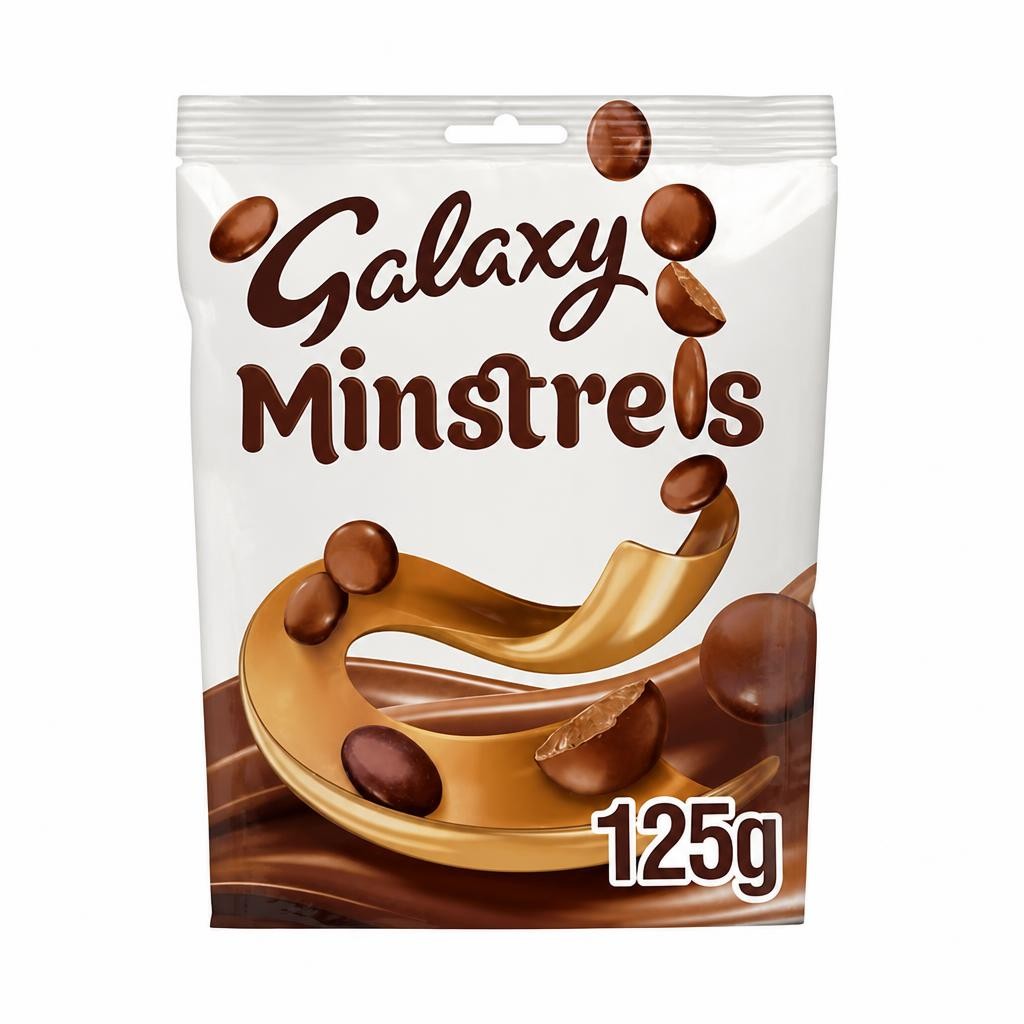 Galaxy Minstrels Milk Chocolate Buttons Pouch Bag 118g