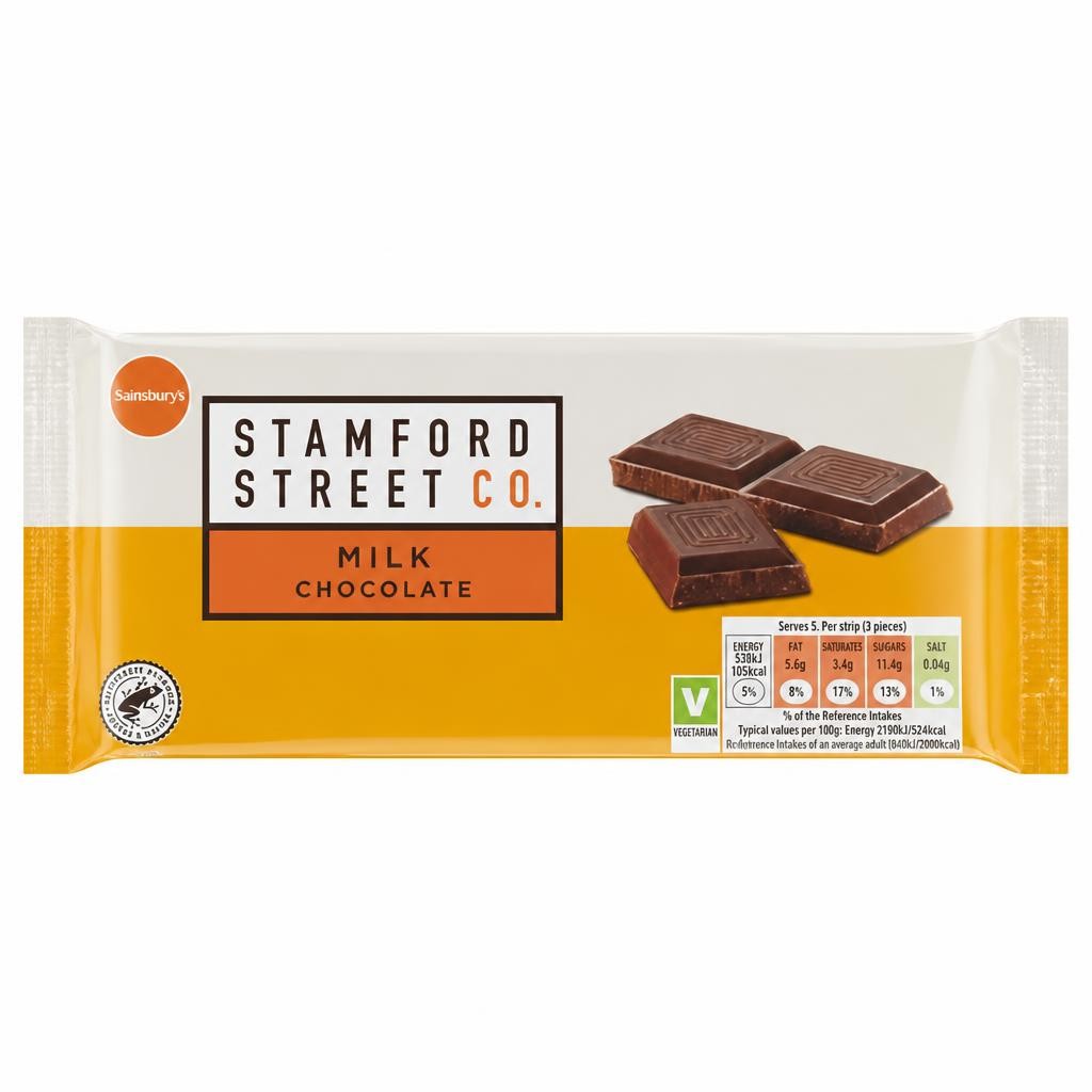 Stamford Street Co. Milk Chocolate 100g