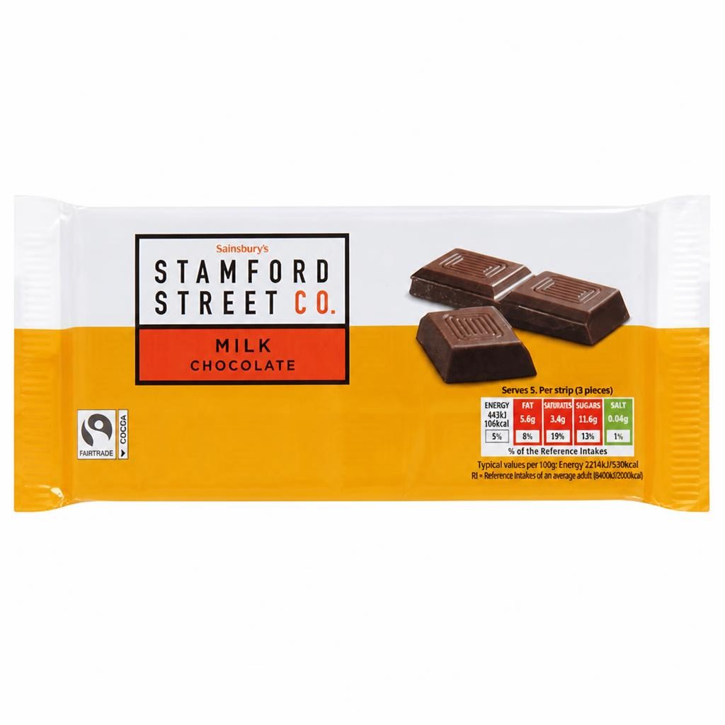 Stamford Street Co. Milk Chocolate 100g
