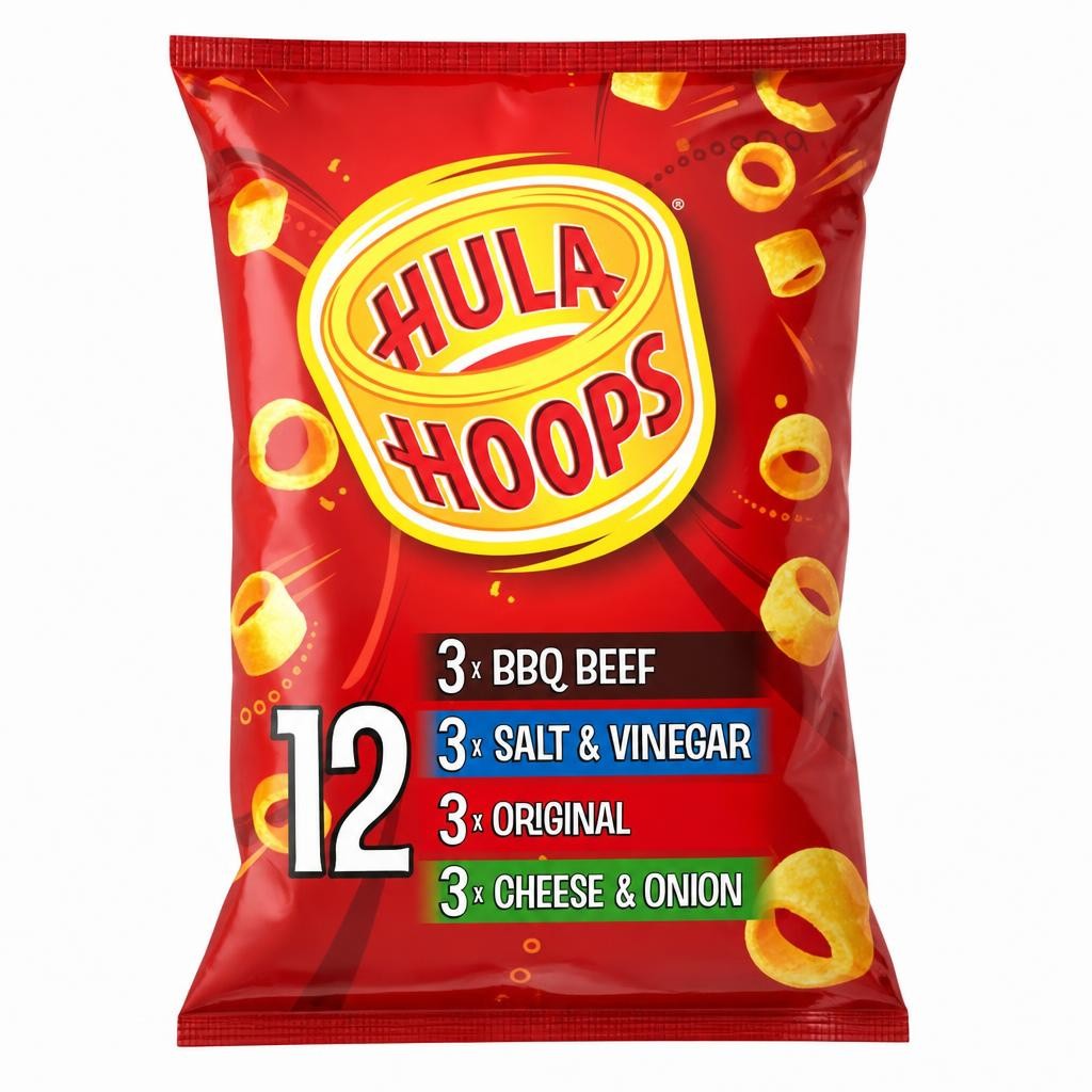 Hula Hoops Variety Crisps 12x24g