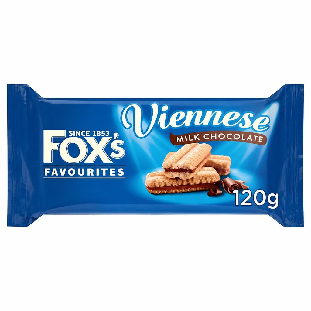 Fox's 120g Biscuits Milk Chocolate Viennese