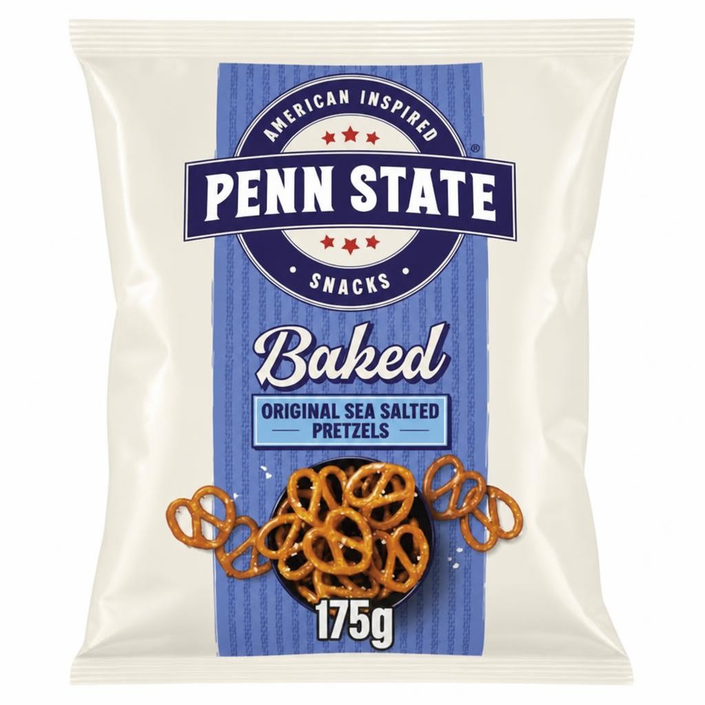 Penn State Sea Salted Sharing Pretzels 175g