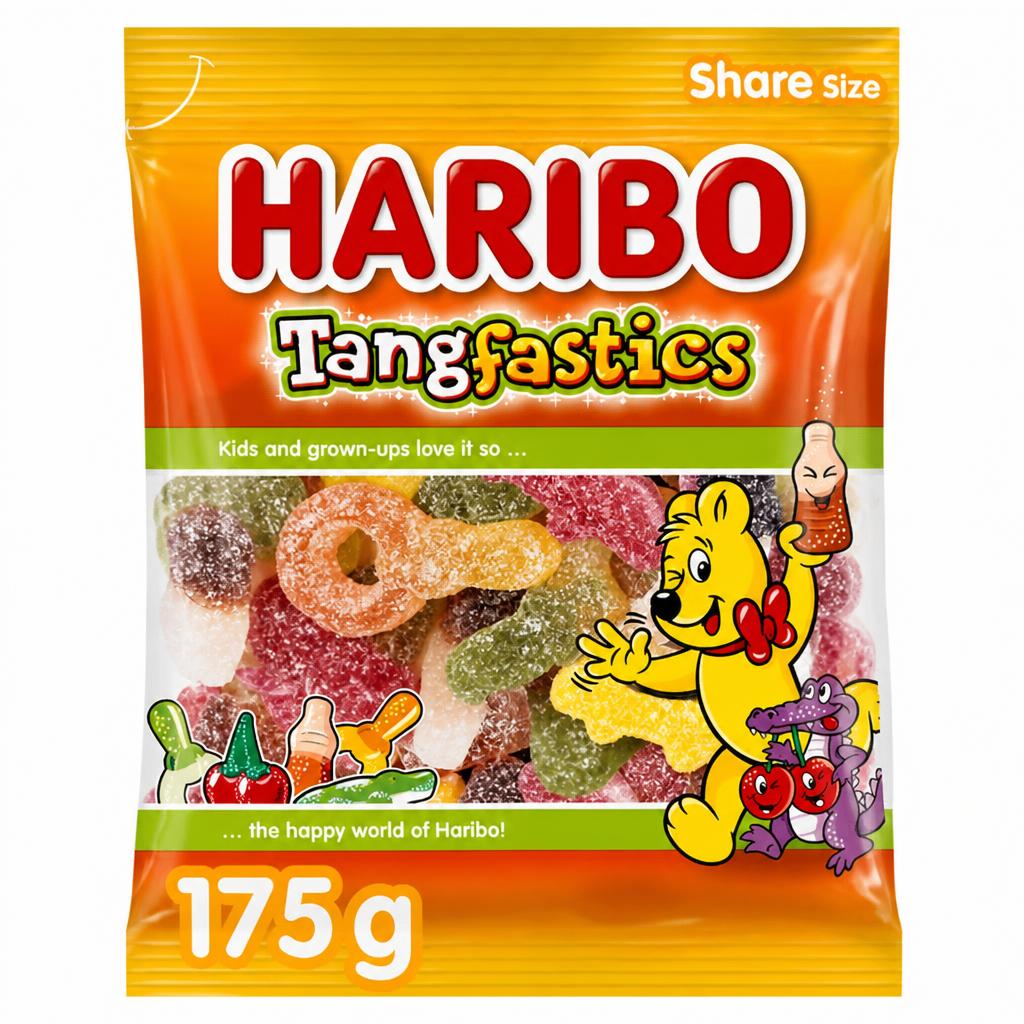 Haribo Tangfastics Sour Sweets Bag 175g