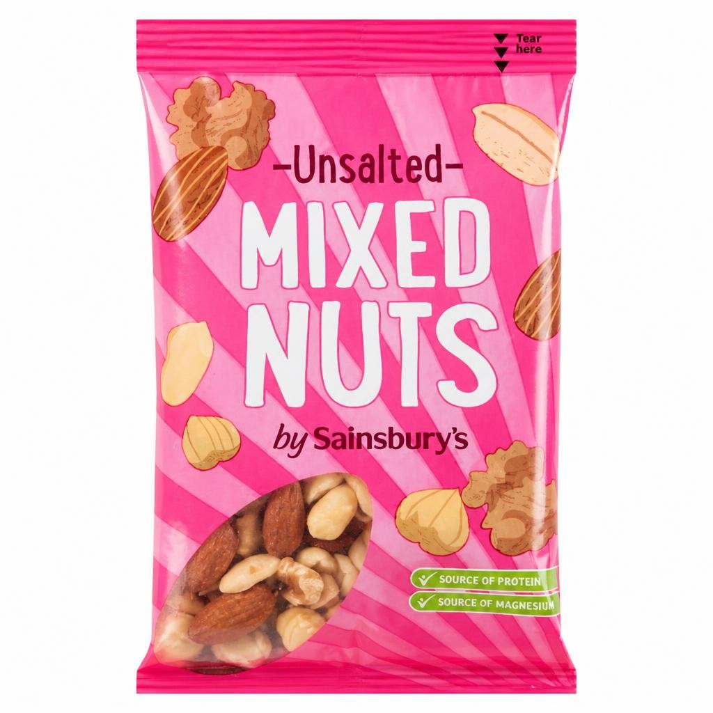 Sainsbury's Unsalted Mixed Nuts 200g