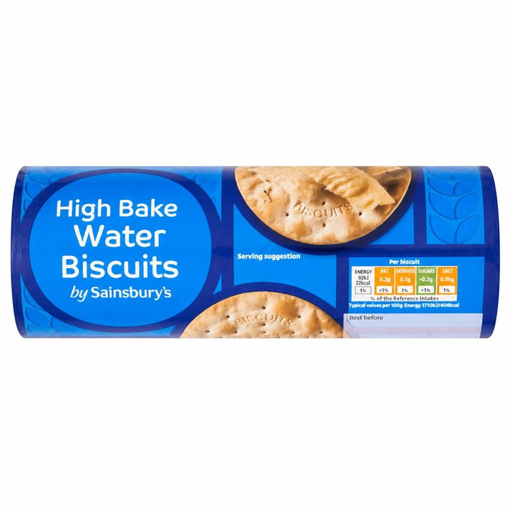 Sainsbury's Water Biscuits, High Bake 200g