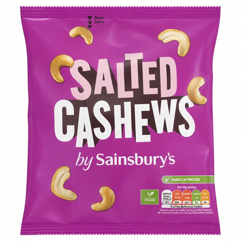 Sainsbury's Salted Cashew Nuts 350g