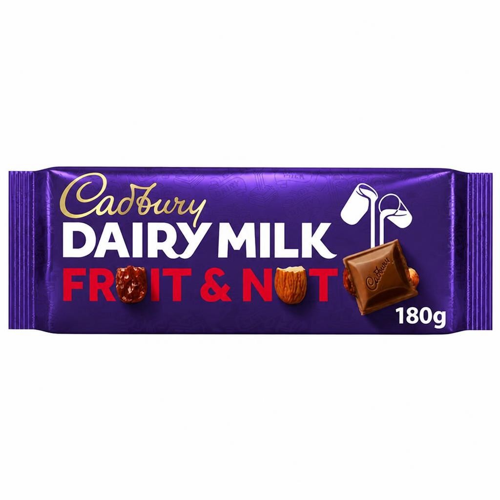 Cadbury Dairy Milk Fruit & Nut Chocolate Bar 180g