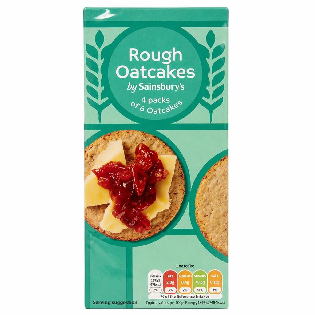 Sainsbury's Rough Oatcakes 250g