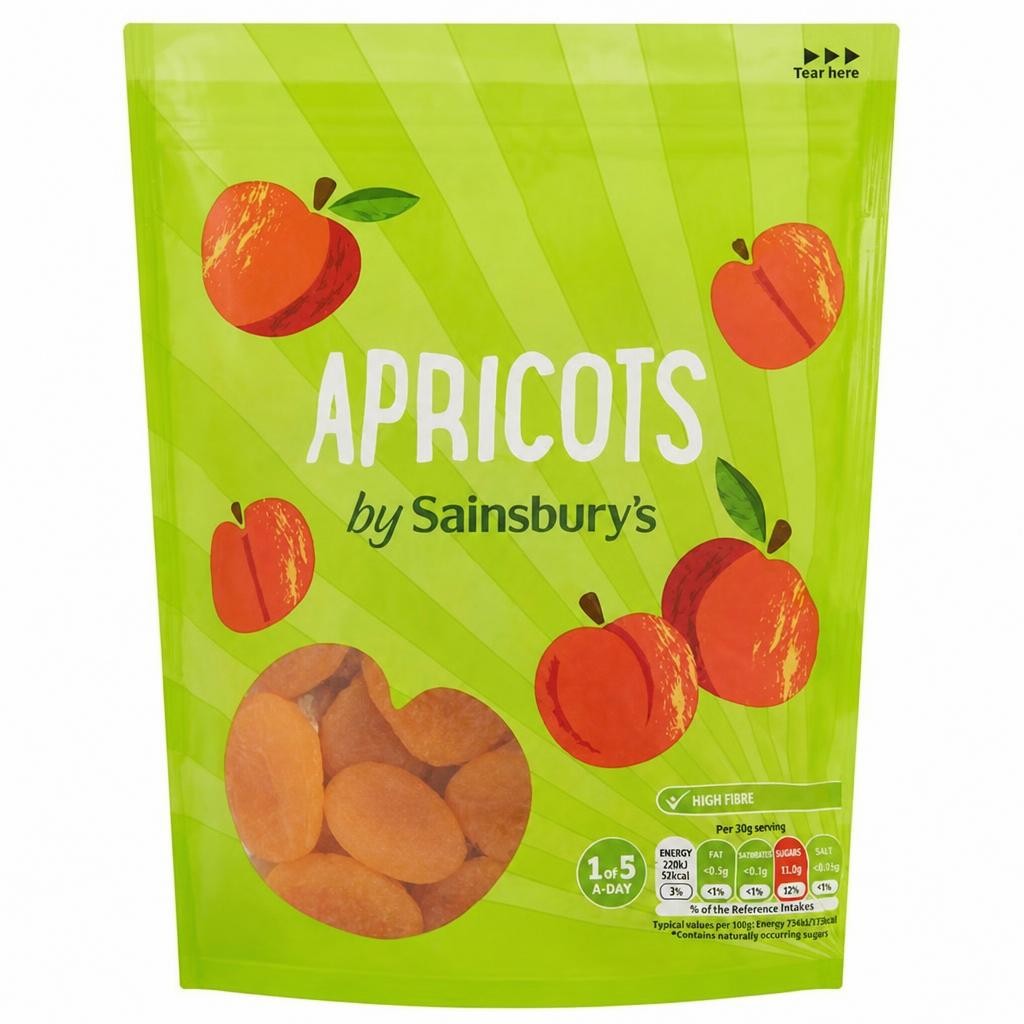 Sainsbury's Ready to Eat Dried Apricots 500g