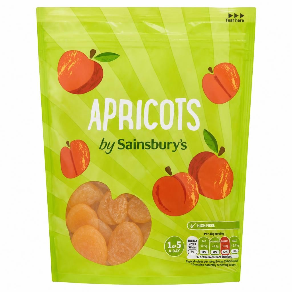 Sainsbury's Ready to Eat Dried Apricots 500g