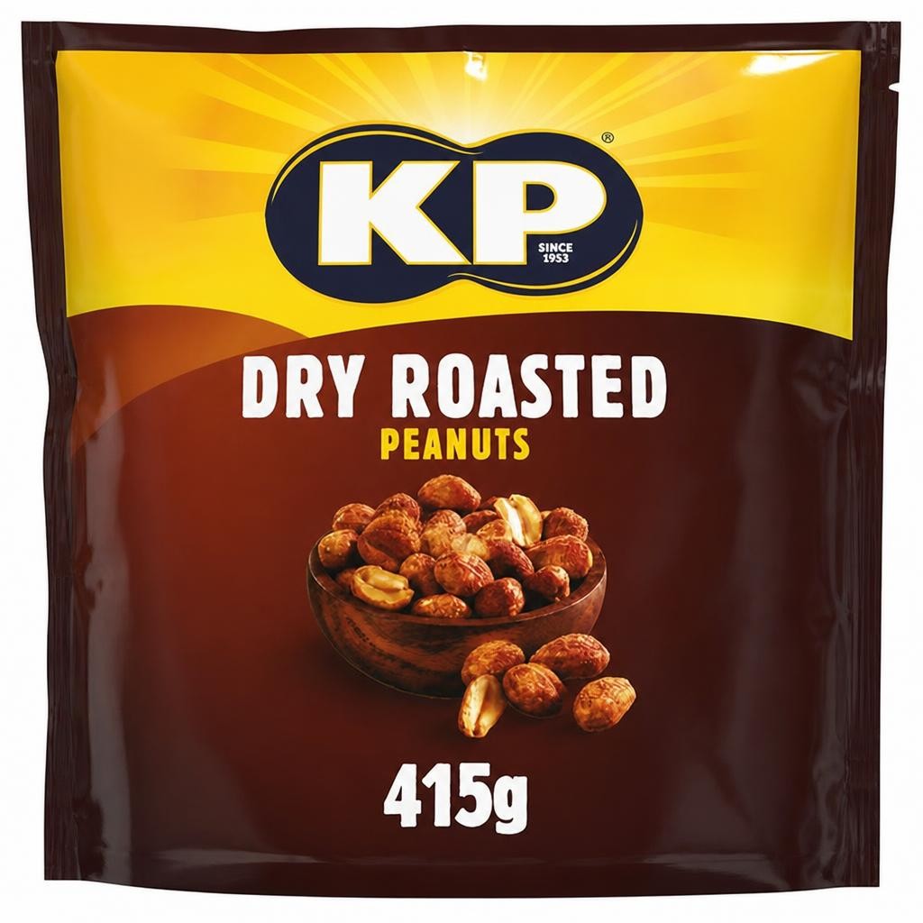 KP Dry Roasted Peanuts 415g