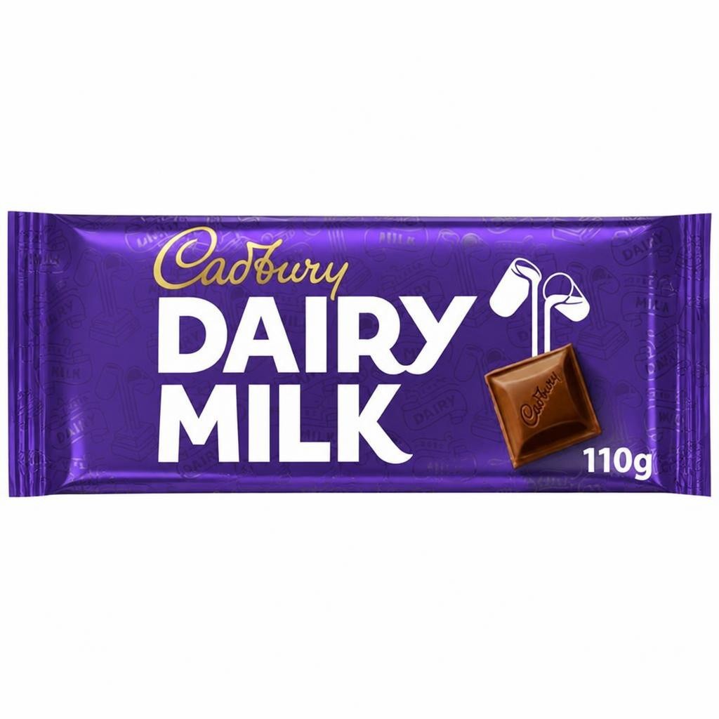Cadbury Dairy Milk 110g Classic Chocolate Bar