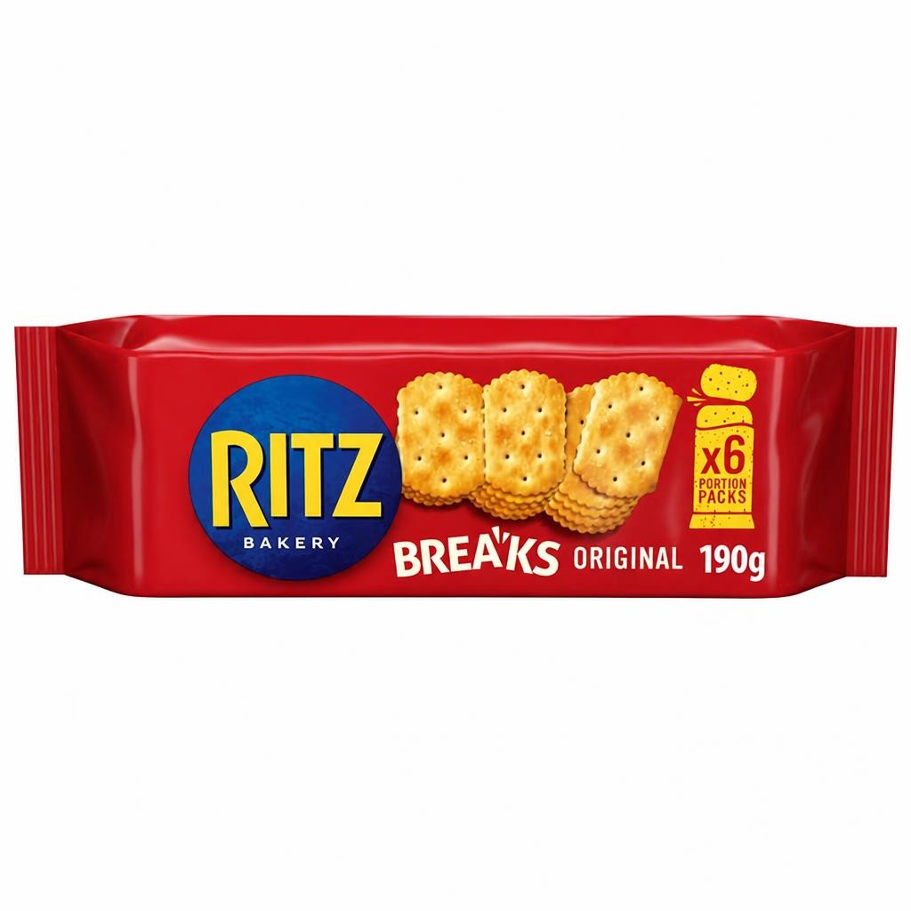 Ritz 190g Breaks Original Crackers Multipack Snack Lunchbox