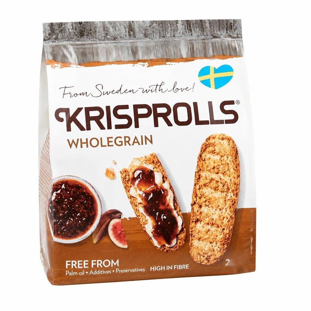 Krisprolls Wholegrain 225g