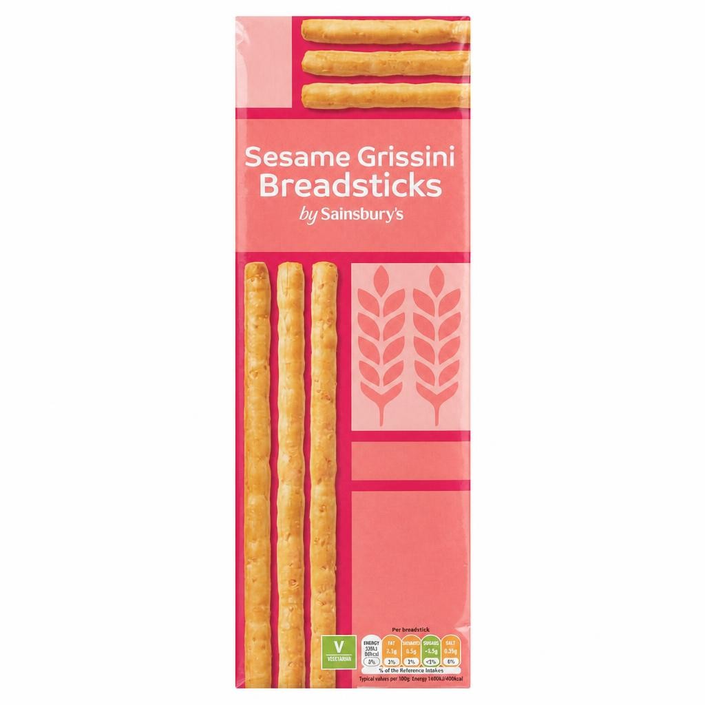 Sainsbury's Grissini Bread Sticks, Sesame Seed 125g