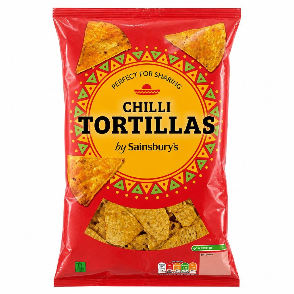 Sainsbury's Tortilla Chips Chilli 200g