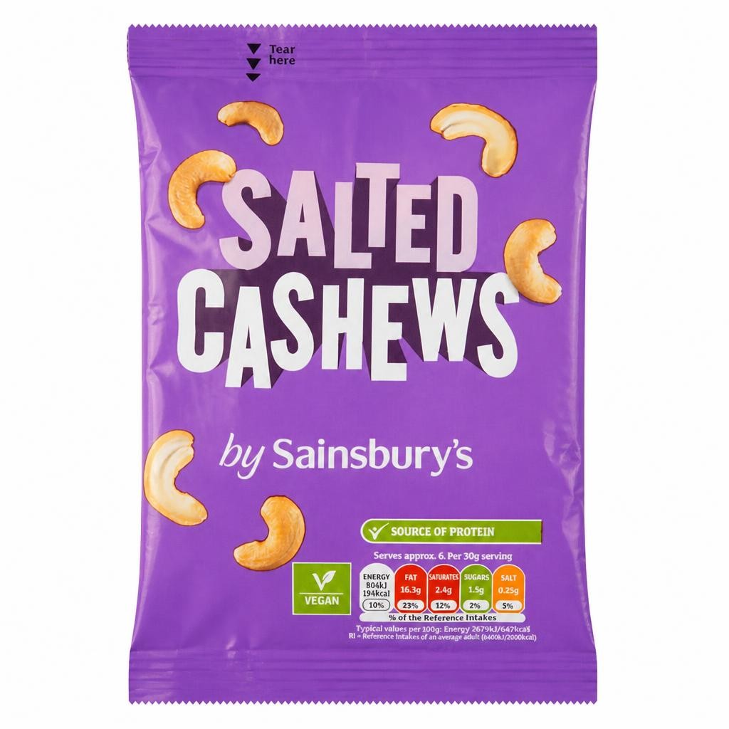 Sainsbury's Salted Cashew 200g