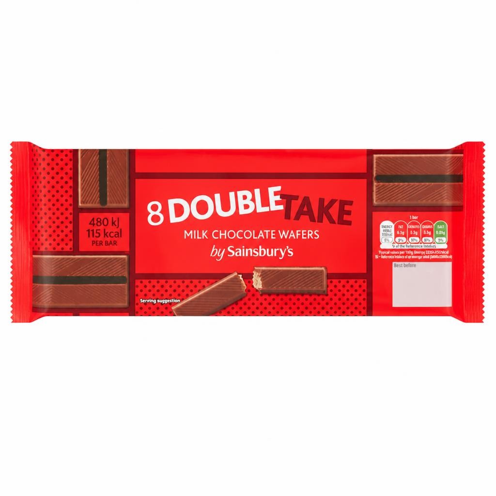 Sainsbury's Milk Choc Double Take 8x21.5g