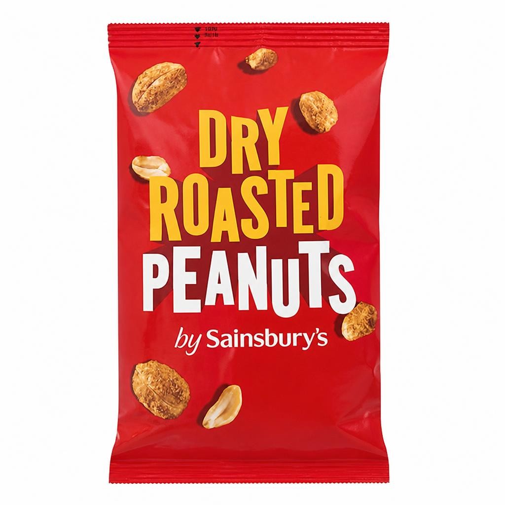 Sainsbury's Dry Roasted Peanuts 550g