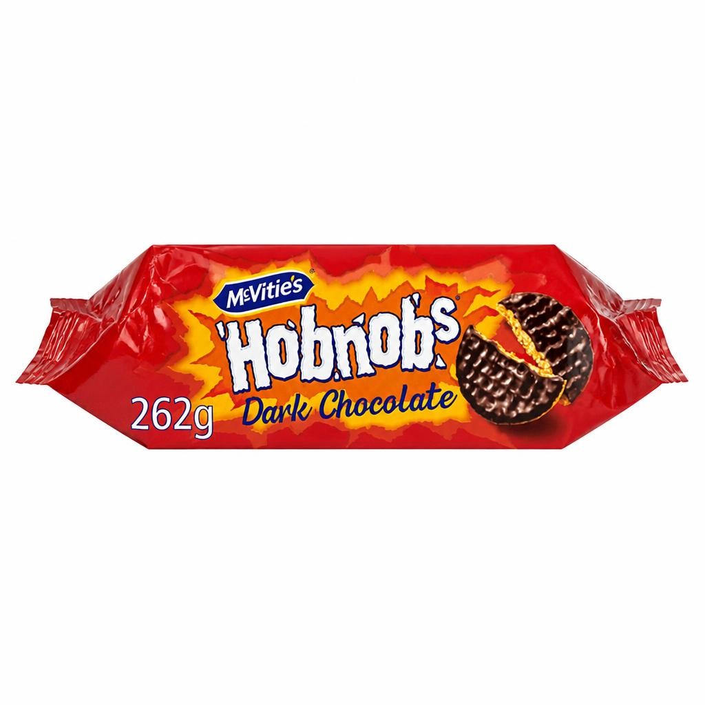 McVitie's Hobnob's Biscuits The Oaty One Dark Chocolate 262g