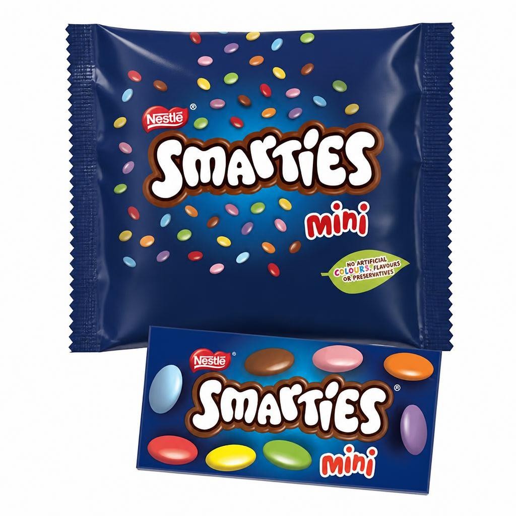 Smarties Mini Cartons Chocolate Multipack x15 216g