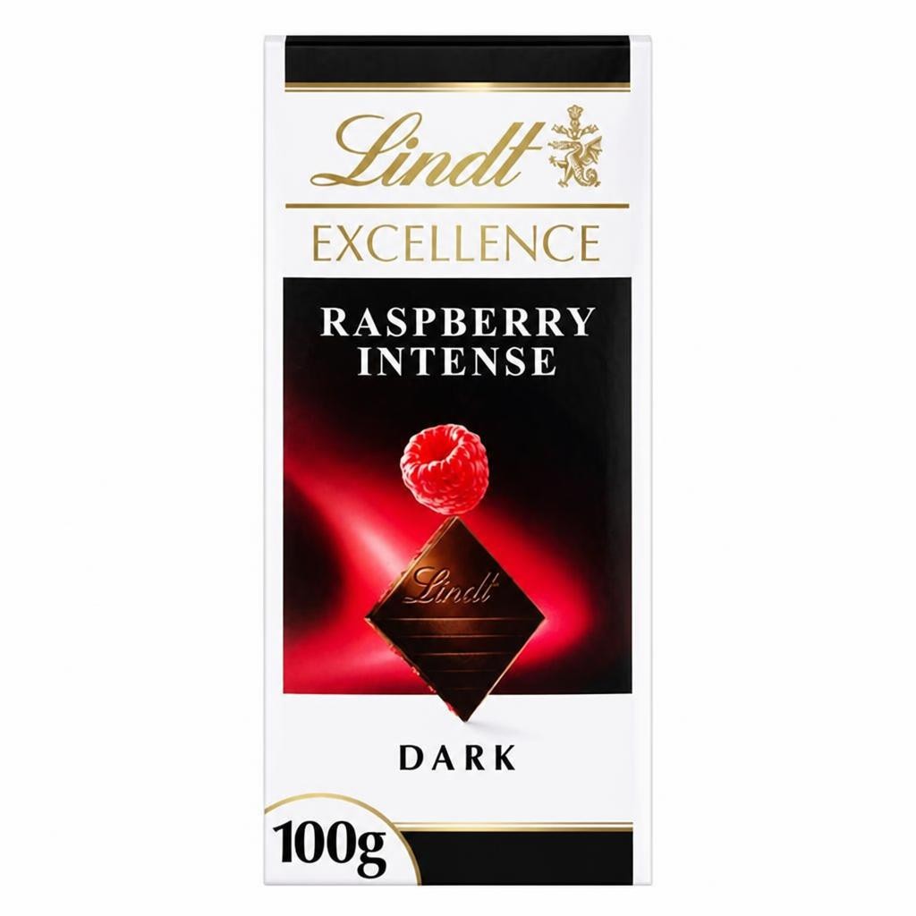 Lindt Excellence Dark Raspberry Chocolate Bar 100g