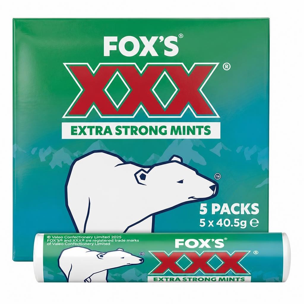 XXX Extra Strong Peppermints Multipack 5x40.5g