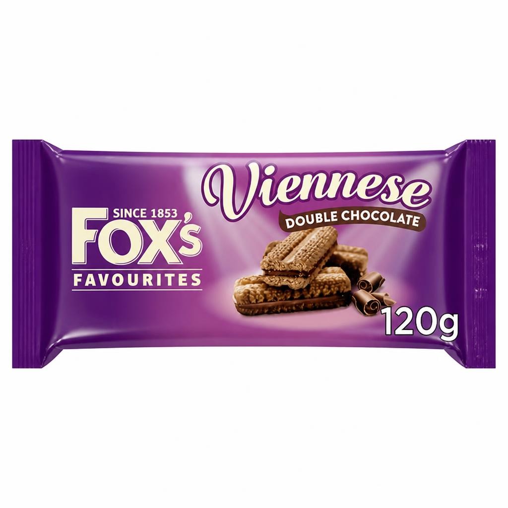 Fox's 120g Biscuits Double Chocolate Viennese