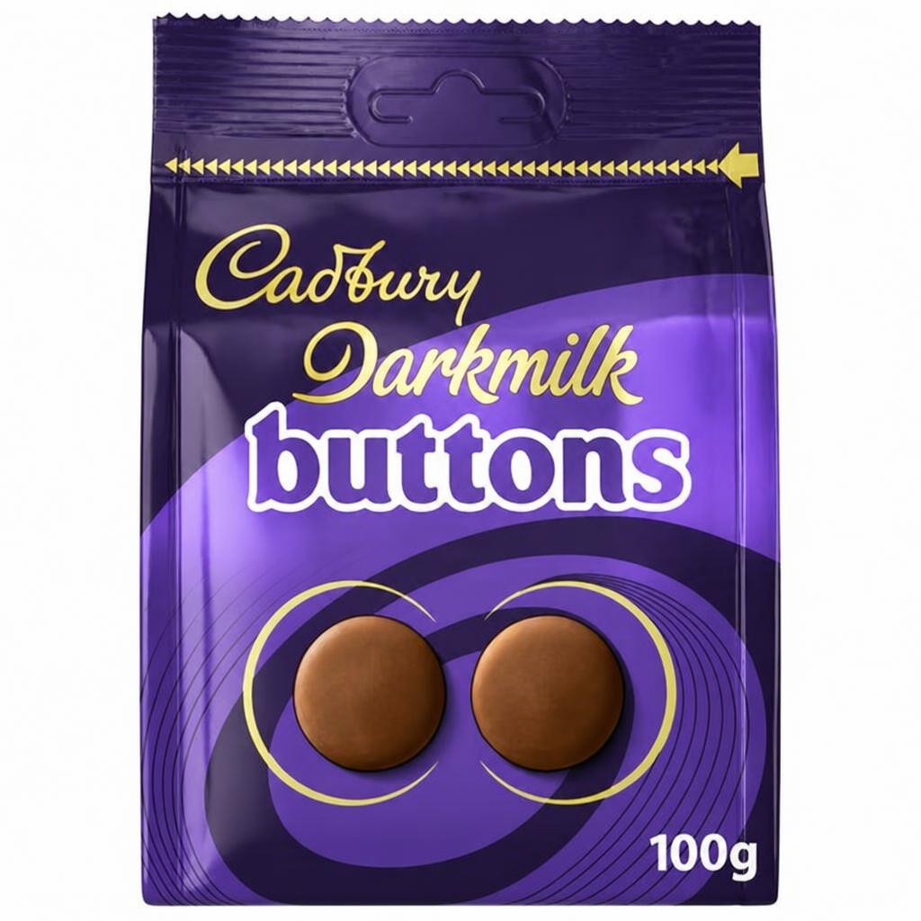 Cadbury Darkmilk Chocolate Giant Buttons Pouch 100g