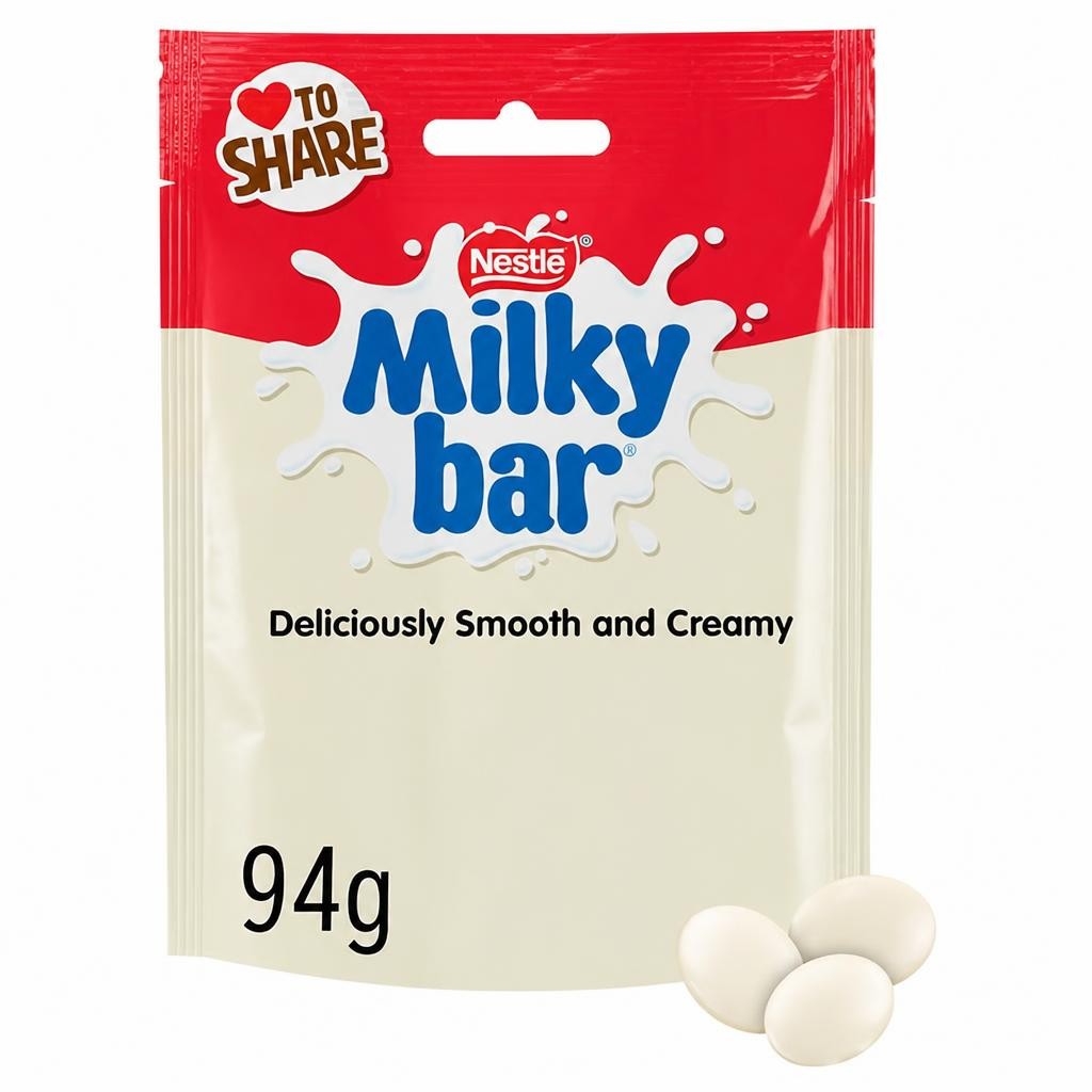 Milkybar White Chocolate Giant Buttons Sharing Bag 94g