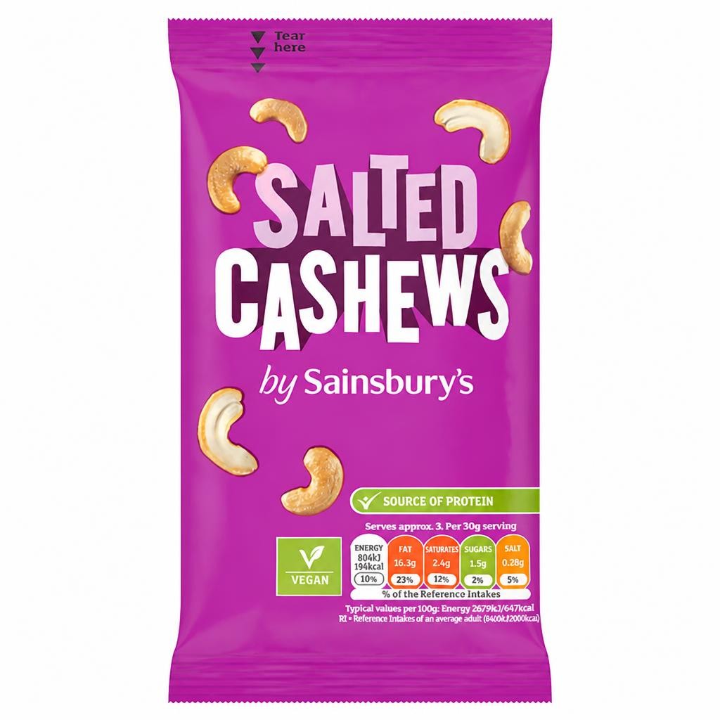 Sainsbury's Salted Cashew 100g