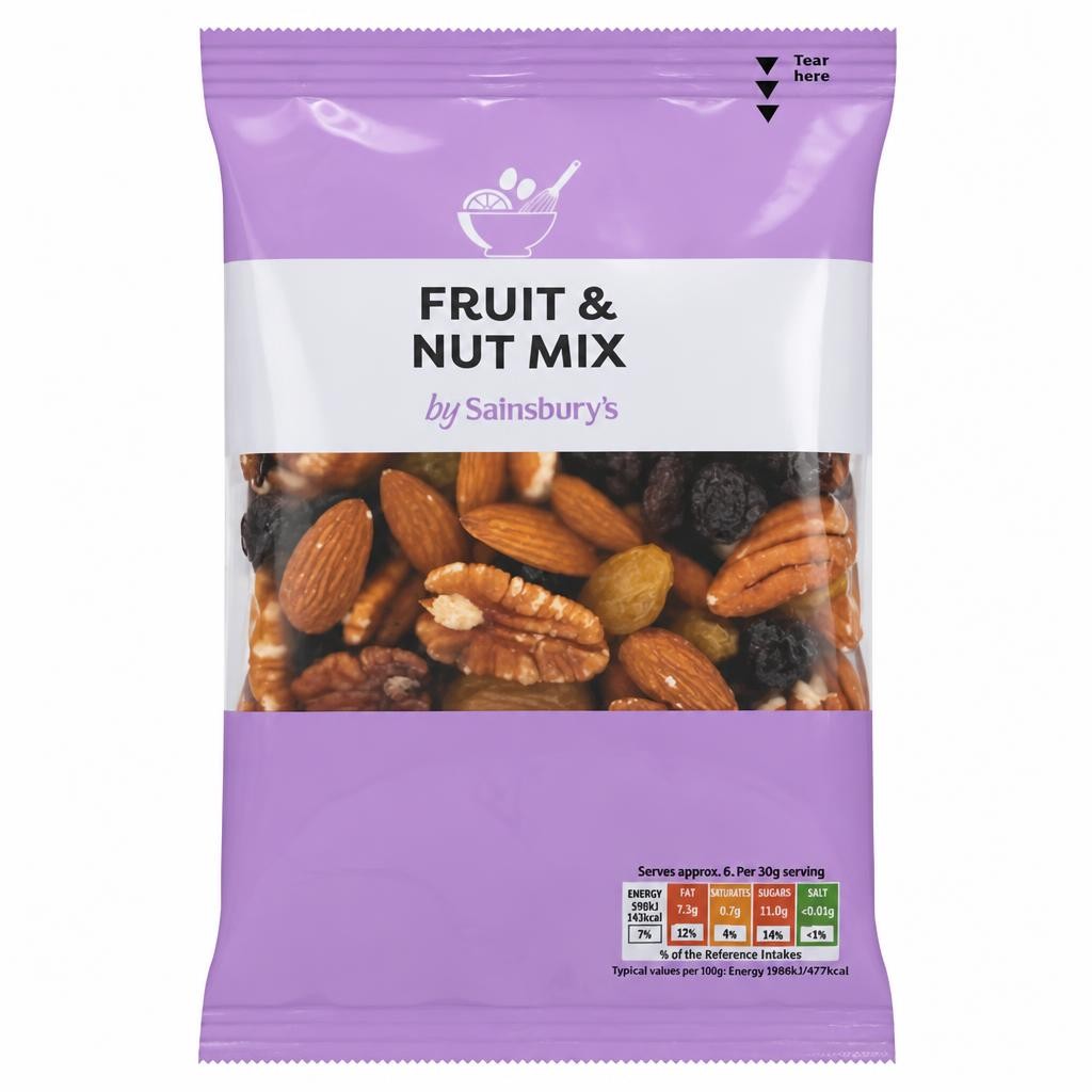 Sainsbury's Fruit & Nut Medley 200g